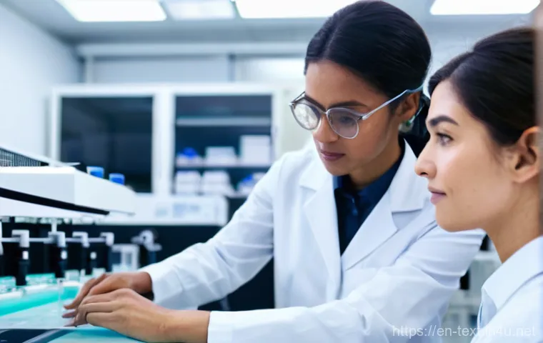 섬유기사 필기시험 대비 성공 사례 - **Prompt 1: Focused Textile Engineering Student**
    "A young adult female student, approximately 2...