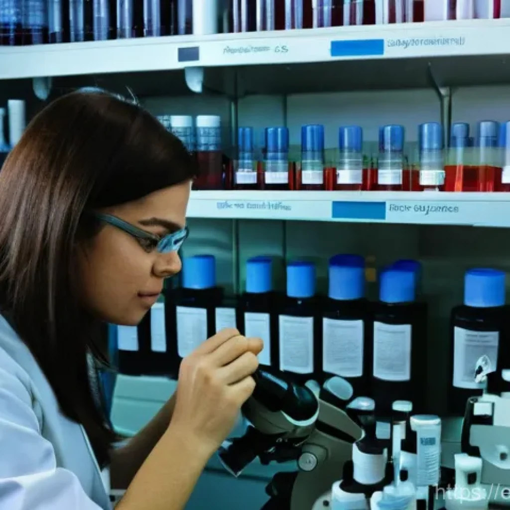 섬유기사 실기시험 준비 체크리스트 - **Prompt 1: Microscopic Fiber Analysis in a Textile Laboratory**
    "A highly detailed, professiona...