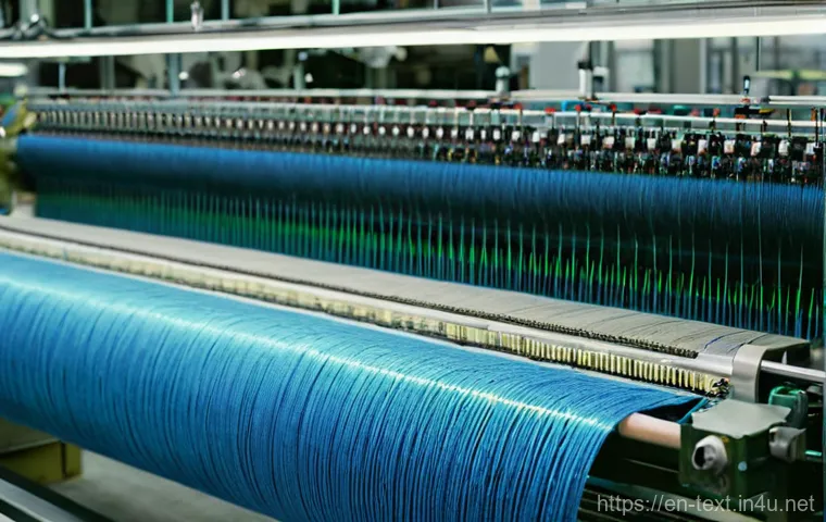 섬유기사 필기시험 요약집 - **Prompt:** A bright, modern textile laboratory with a focus on fiber analysis. In the foreground, a...