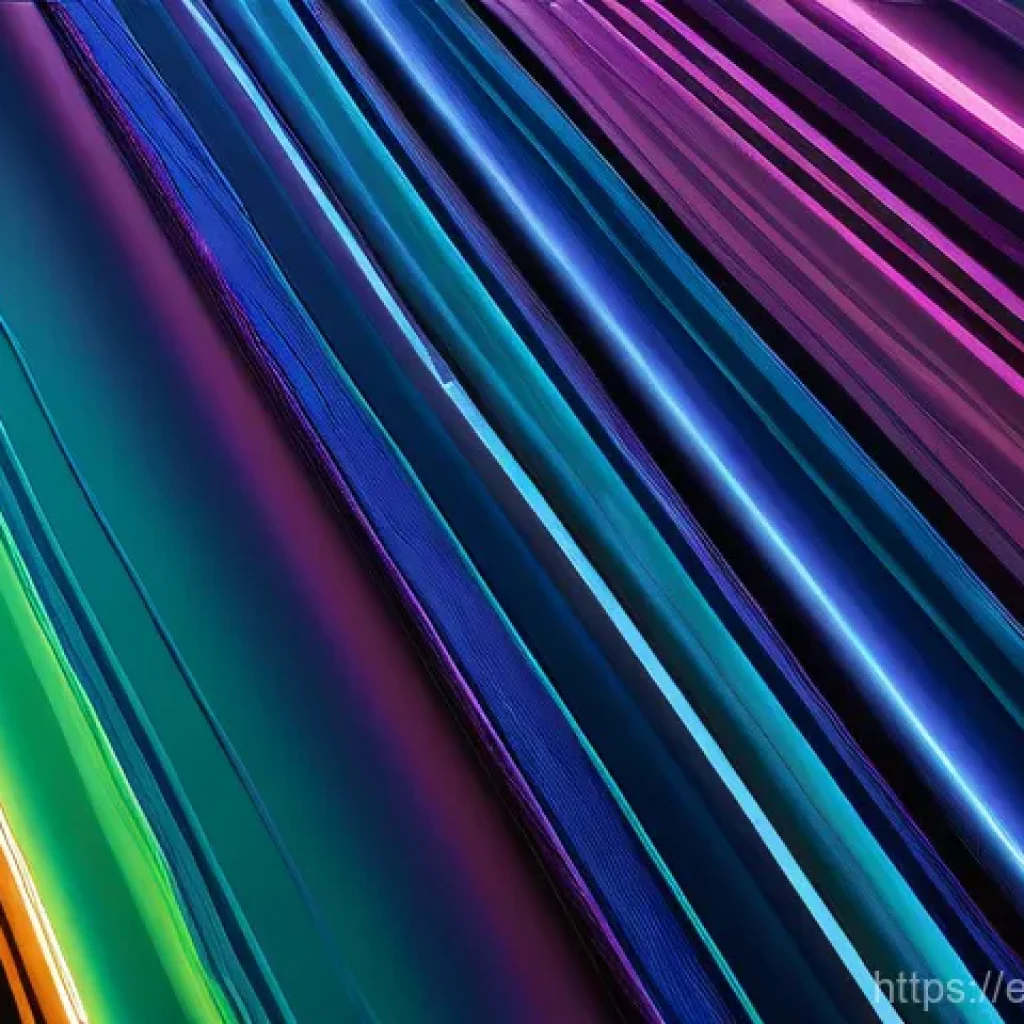 섬유기사 필기시험의 핵심 요약 - **"Total Internal Reflection in Fiber Optics"**
    A highly detailed, vibrant scientific illustrati...