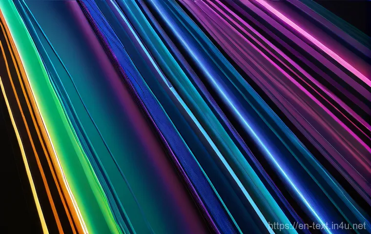 섬유기사 필기시험의 핵심 요약 - **"Total Internal Reflection in Fiber Optics"**
    A highly detailed, vibrant scientific illustrati...