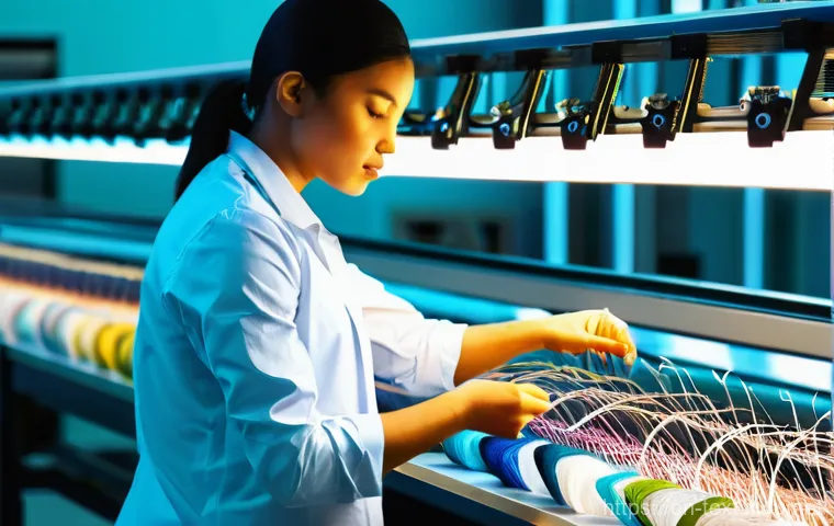 섬유기사 시험 채점 기준 - Here are three detailed image prompts for Stable Diffusion, designed to capture the essence of moder...