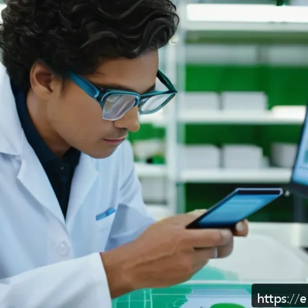 섬유기사 자격증 수요 전망 - A modern textile technologist’s laboratory showcasing sustainable fabric samples made from organic c...